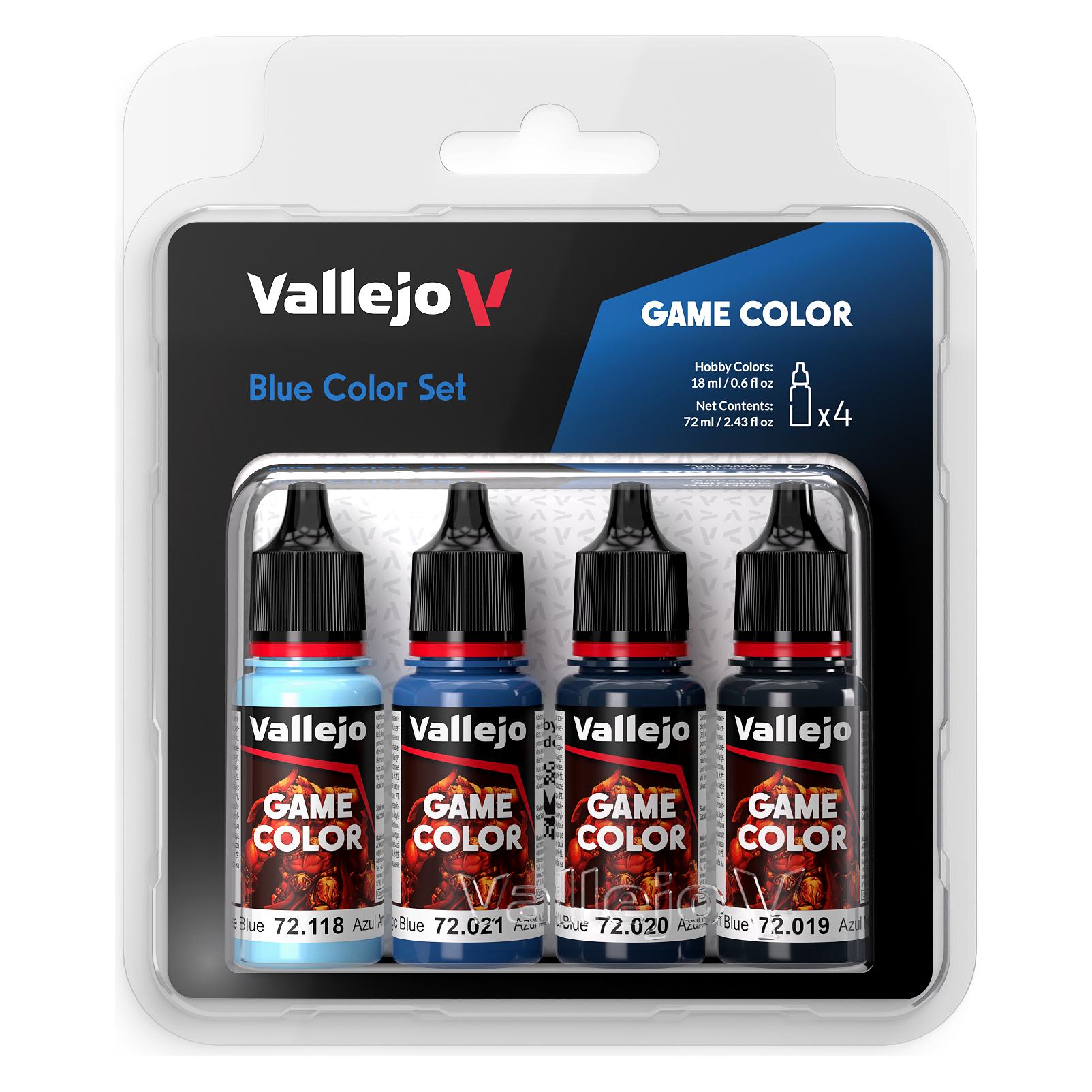 Vallejo Game Color, blue color set 4x18ml (18 ml) (72376)