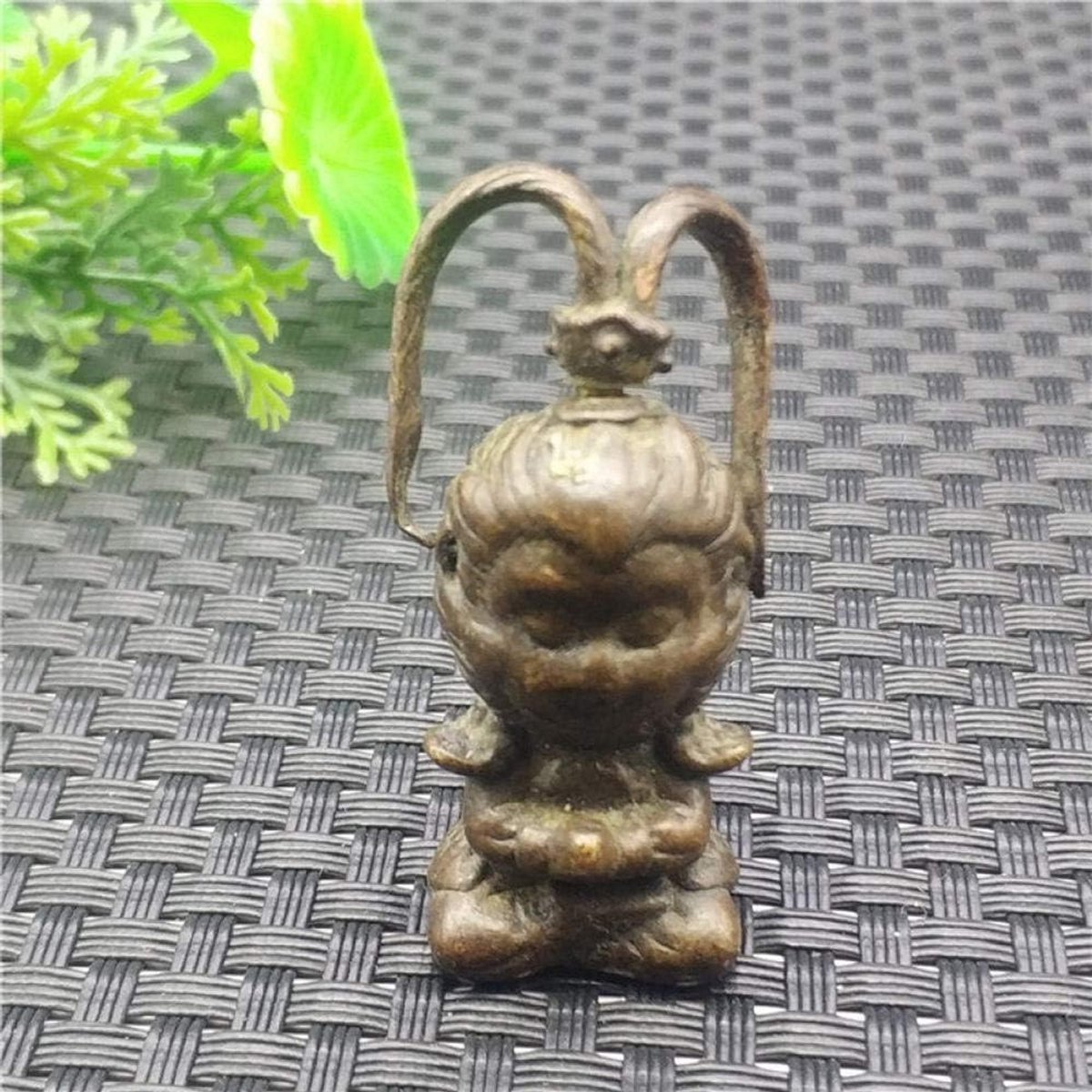 Messing decoratief standbeeld met koperen details voor op tafel