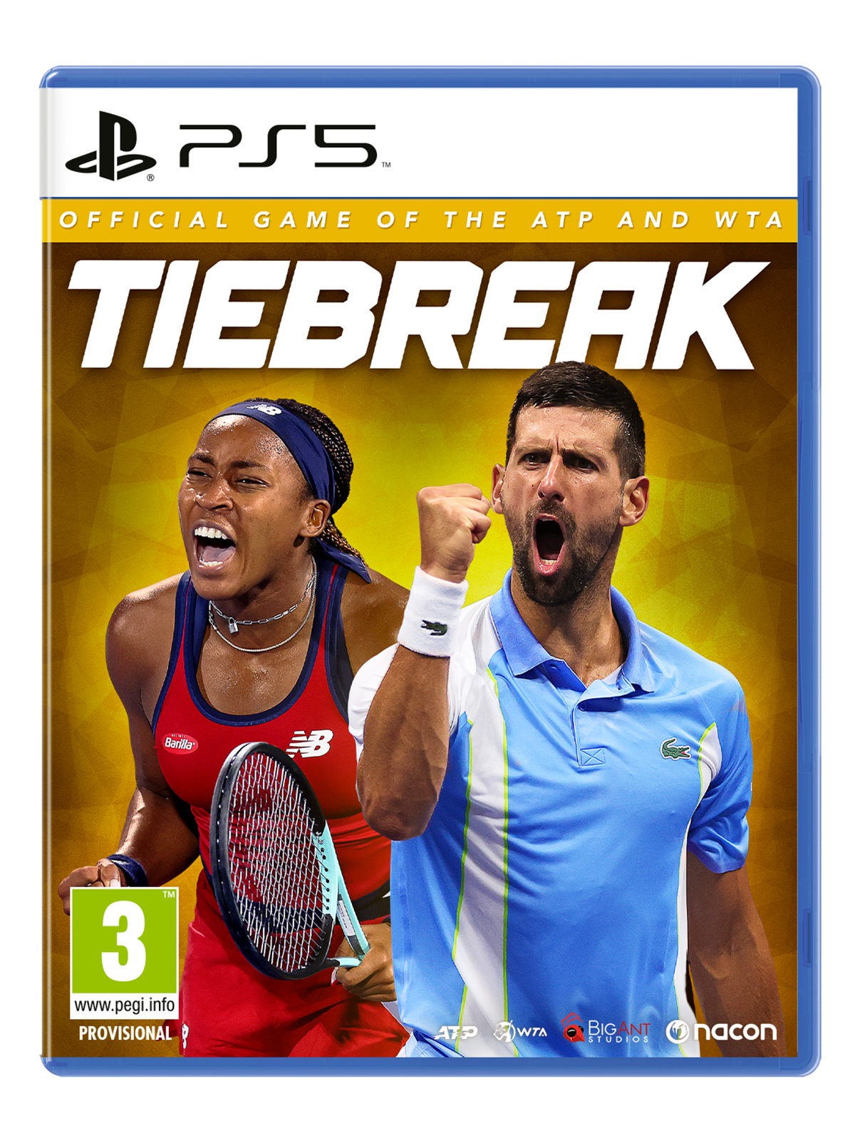 Tiebreak: The Official Game of the ATP and WTA - Sony PlayStation 5 - Sport - PEGI 3
