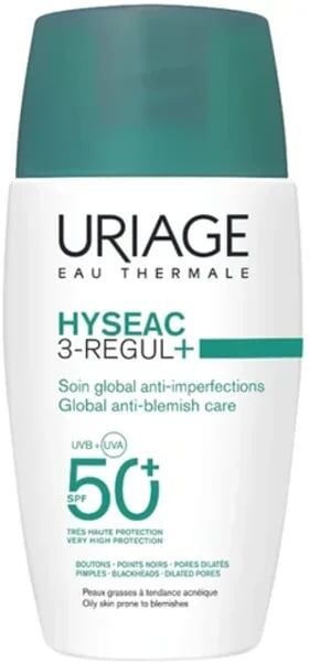 Uriage Hyséac 3-Regul+ Cuidado Global Anti-imperfeições SPF50+ 50ml