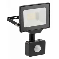 20w LED Außenbereich Strahler Leuchte IP65  mit Bewegungs Melder in schwarz Eckig|Neutralweiß