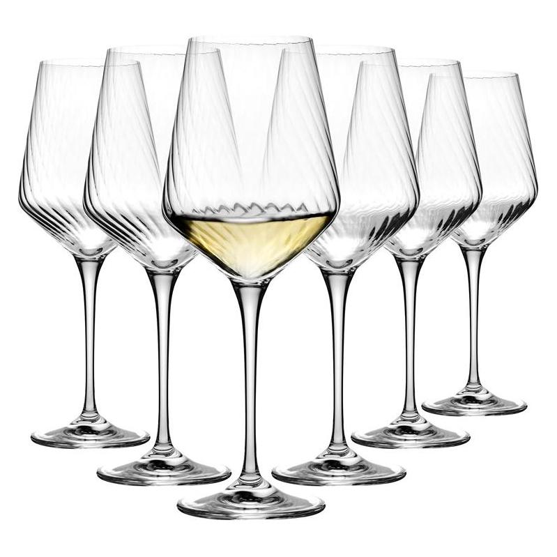 Krosno Wine glass set AG LUMI, glass, 0.450 l, 6 pcs (45 cl, 6 Gläser) (65860383)