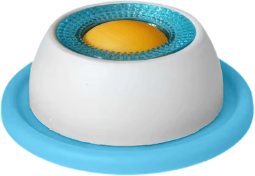 Inspire Picks Non Slip Slow Licking Bowl For Dogs & Cats Interactive Puzzle Slow Feeder Toy blue