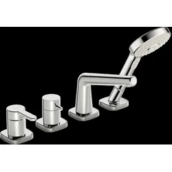 HANSA HANSADESIGNO Style Fertigmontageset für Wanne/Brause, 4-Loch, Ausladung: 189mm, 53122083