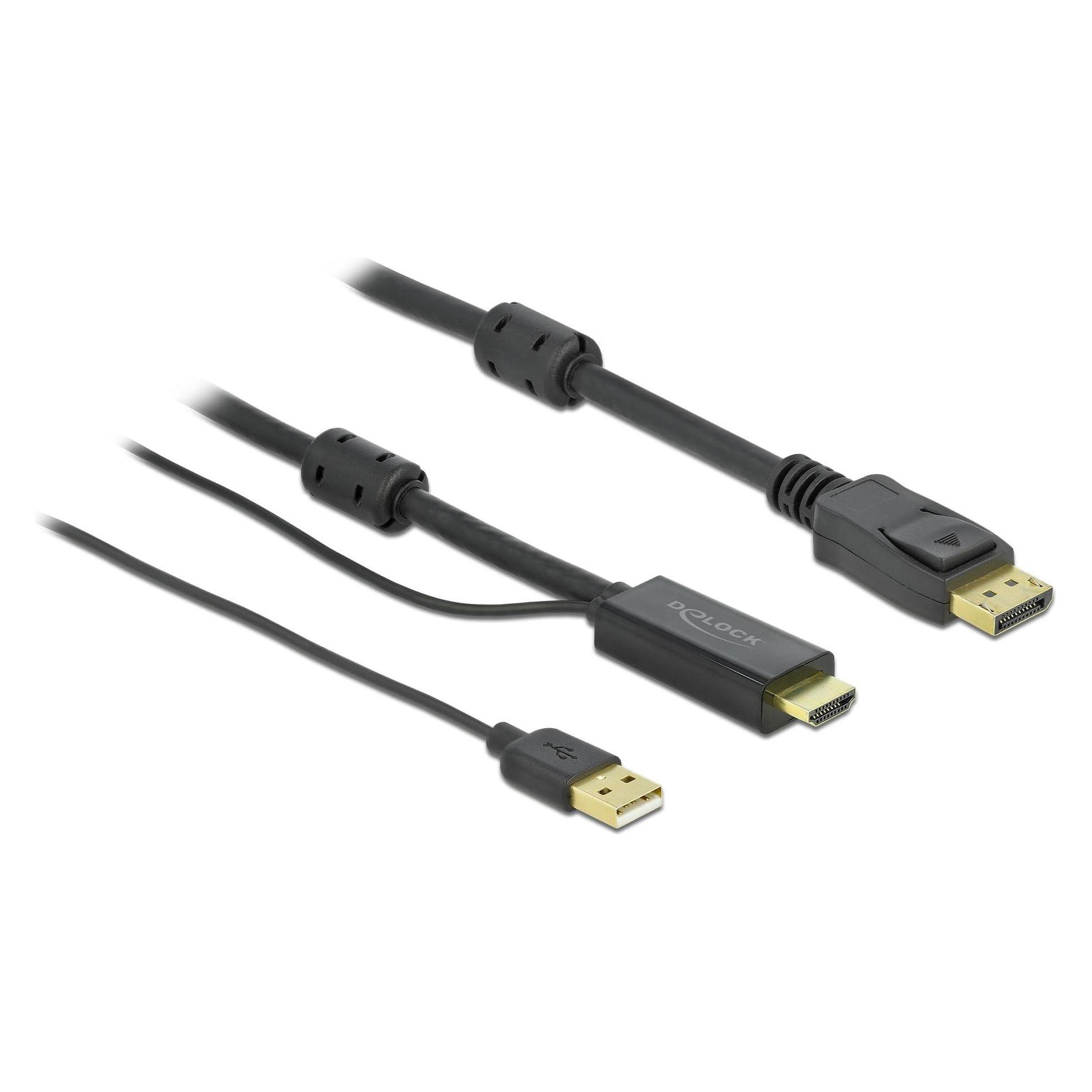 Delock HDMI (Typ A) - DisplayPort (2 m) (85964)