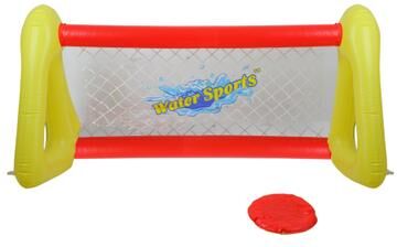 Pool Central "51"" Red and Yellow Inflatable Swimming Pool Water Sports Frisbee Game Set - 51 inches"