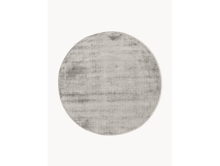 Tapis rond en viscose tissé main Jane
