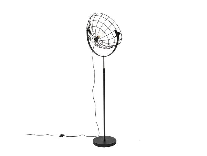 Lampadaire industriel noir 50 cm réglable - Hanze