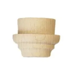 Holz Lichtertülle für Plastschaft (außen)