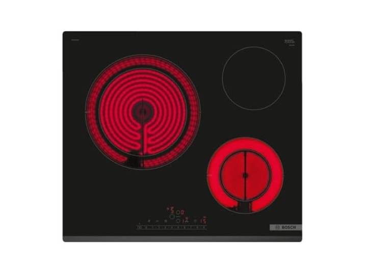 Plaque vitrocéramique BOSCH PKK631FP8E Lunette 3f