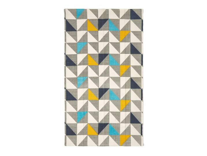 Tapis géométrique en coton 160x230 cm