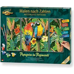 Schipper Malen nach Zahlen- Papageien im Regenwald