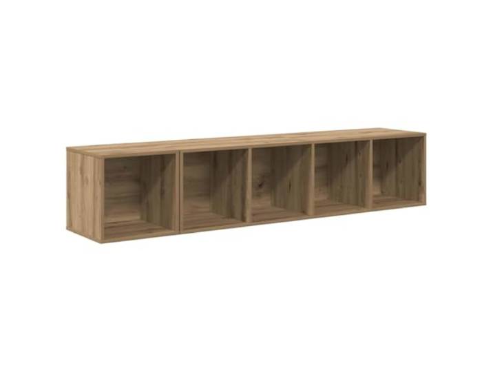 LMTYOENFG TV-Schrank Set Wandmontiert 2-Teilig Artisan-Eiche Platzsparende Hängeschränke aus robustem Holzwerkstoff für Wohnzimmer und Schlafzimmer mit praktischem Stauraum.
