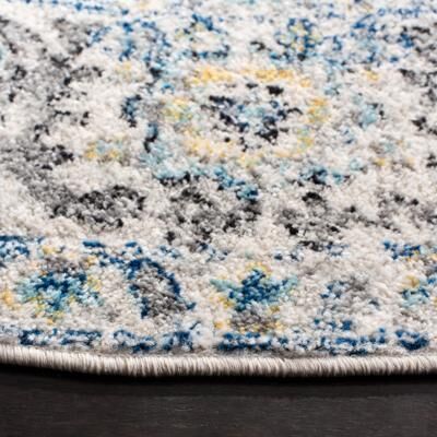 SAFAVIEH Madison Snowflake Medallion Rustic Farmhouse Distressed Rug