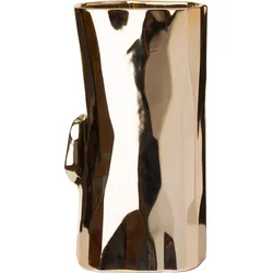 Log Gold Vase 26 cm, gold