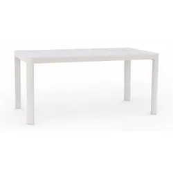 Gartentisch Luca 160x90 cm, Aluminium Beige 90 x 160 cm
