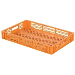 Saro Bäckereikiste Modell BK87  aus Kunststoff ist stapelbar und stabil 600x400x87mm