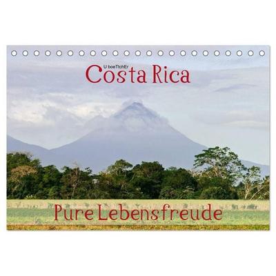 Costa Rica - Pure Lebensfreude (Tischkalender 2026 DIN A5 quer), CALVENDO Monatskalender