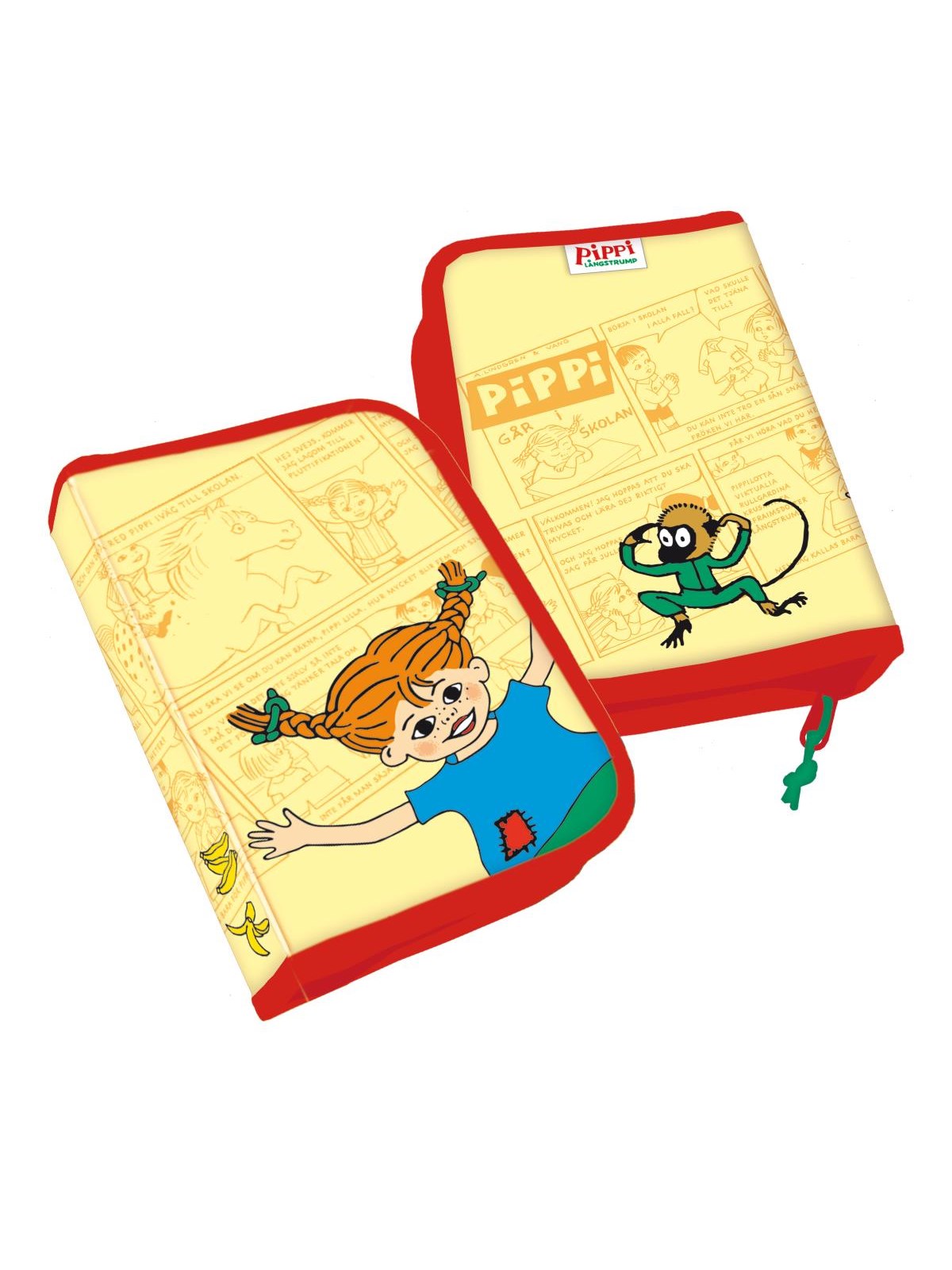 Euromic PIPPI LONGSTOCKING filled single decker pencil case