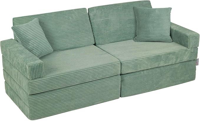 Kindersofa aus Schaumstoff, Spielsofa für Kinder, Kindersessel, Sofa fürs Kinderzimmer, Kindercouch, Faltmatratze