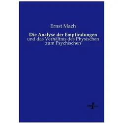Die Analyse der Empfindungen, Fachbücher von Ernst Mach