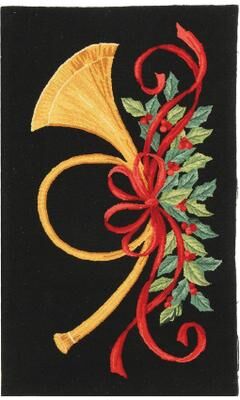 SAFAVIEH Holiday Hand-hooked Vintage Poster Mireia Wool Rug