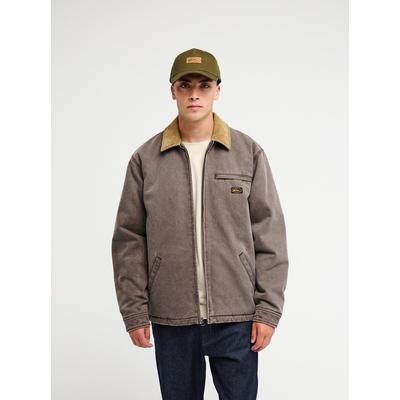 Hemdjacke QUIKSILVER "SHAPER PAD JKT LINED", Herren, Gr. M, braun (java), Obermaterial: 100% Baumwolle, Jacken, mit lässigem Design, für einen sportlichen, alltagstauglichen Look