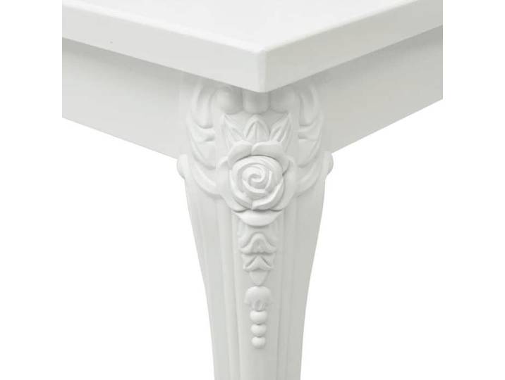 HOT SALE*Table basse élégante - Support 20 kg - SHELD - Table à café - blanc brillant 100x50x42cm bois d'ingénierie M9764448