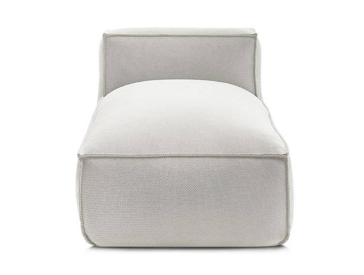 Gartenottoman BOBOCHIC BIARRITZ Stoff chiniert beige