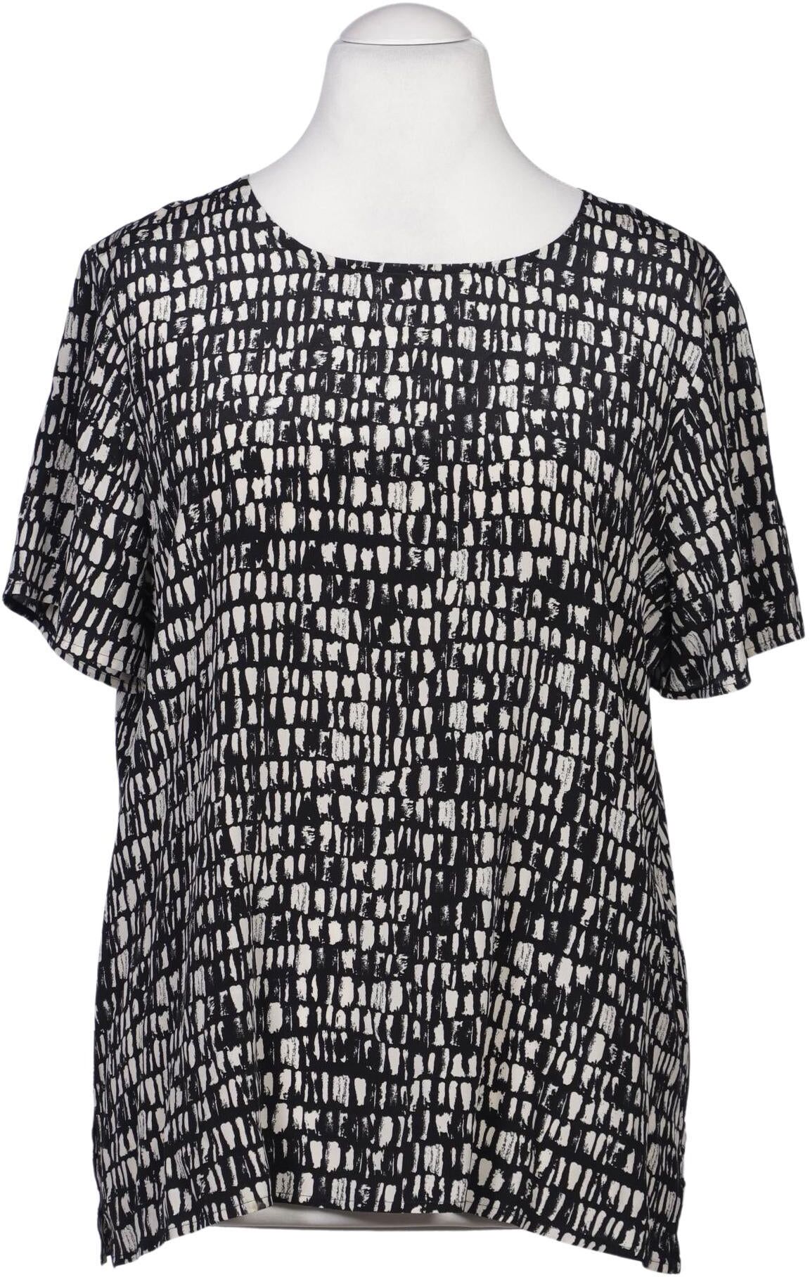 Eileen Fisher Damen Bluse, Mehrfarbig, Gr. L, Seide - Second Hand