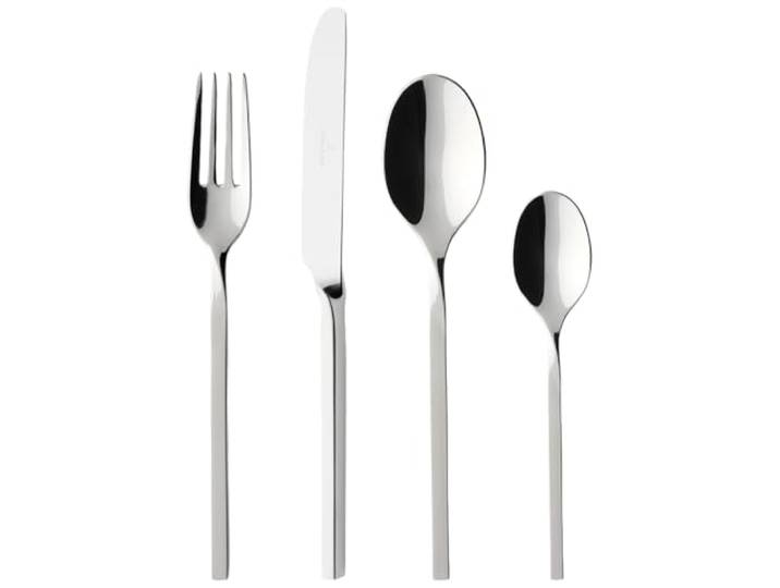 Villeroy & Boch NewWave Tafelbesteck (24-teilig), für bis zu 6 Personen, Glanz, Edelstahl