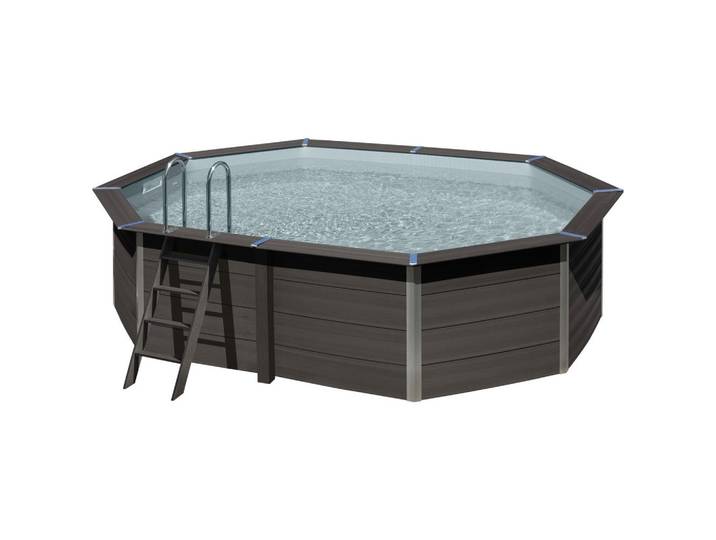 Gre Schwimmbecken GRE Kpcov52L Kpc0V52L, Grau, 386x124x524 cm, Freizeit & Co, Pools & Wasserspaß, Pools, Aufstellpools