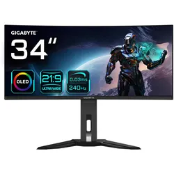 GigaByte MO34WQC2 WQHD Curved Gaming Monitor 34" (86,3 cm)