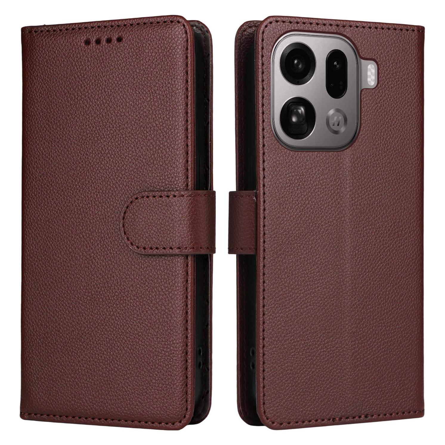 Cover-Discount OPPO Find X9 Pro - Lederoptik-Hülle mit strukturierter Oberfläche (Oppo Find X9 Pro) (71121151)