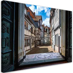 WANDBILD stadtansicht architektur gebäude