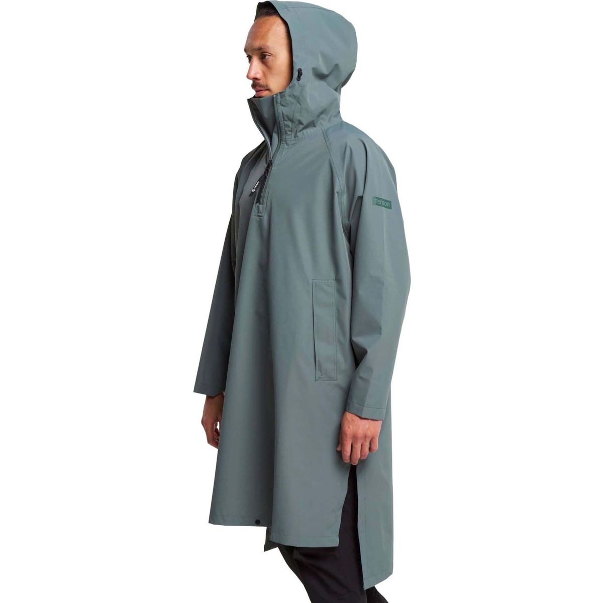 Tenson Drizzle Poncho Unisex dark green (667) L/XL 465018110-667-58