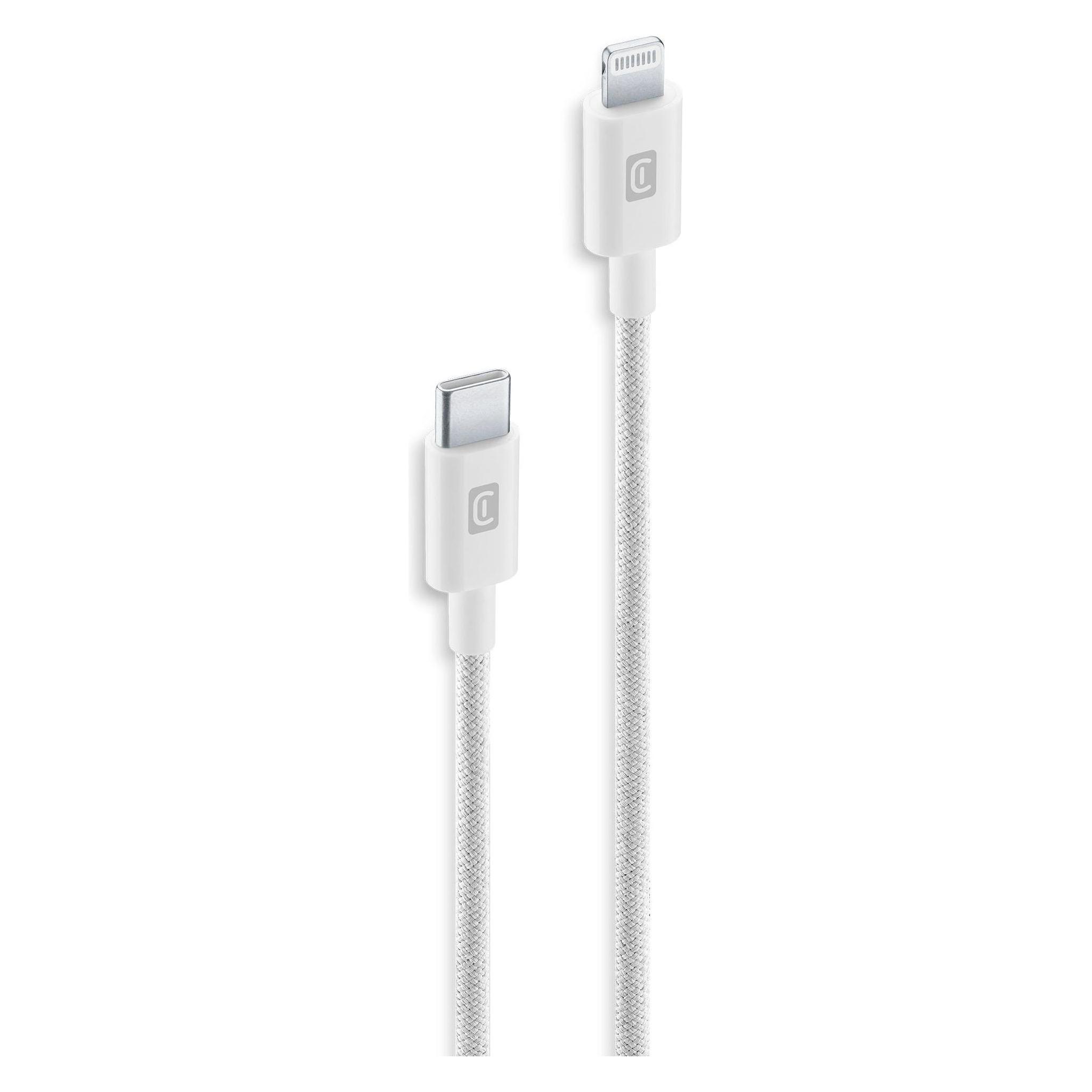 Cellularline Braided Data Cable 1,5 m (1.50 m, USB 3.2 Gen 1, 30 W) (60912)