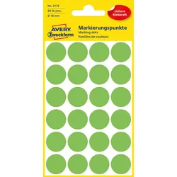 AVERY Zweckform Klebepunkte Ø 18,0 mm leuchtgrün