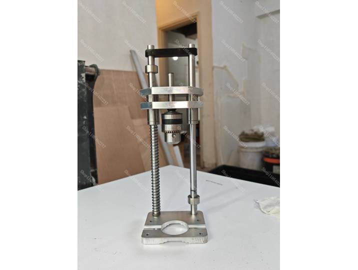 Support auxiliaire pour perceuse verticale / Profilé en aluminium pour le travail du bois / Support de perçage vertical / Profilé pour perceuse à main verticale