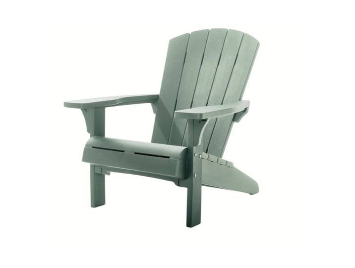 Chaise de jardin Adirondack - Vert - Style bois - KETER
