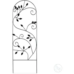 Helloshop26 - Schwarzes Gartenspalier aus Eisen 120 cm 13_0002894_2