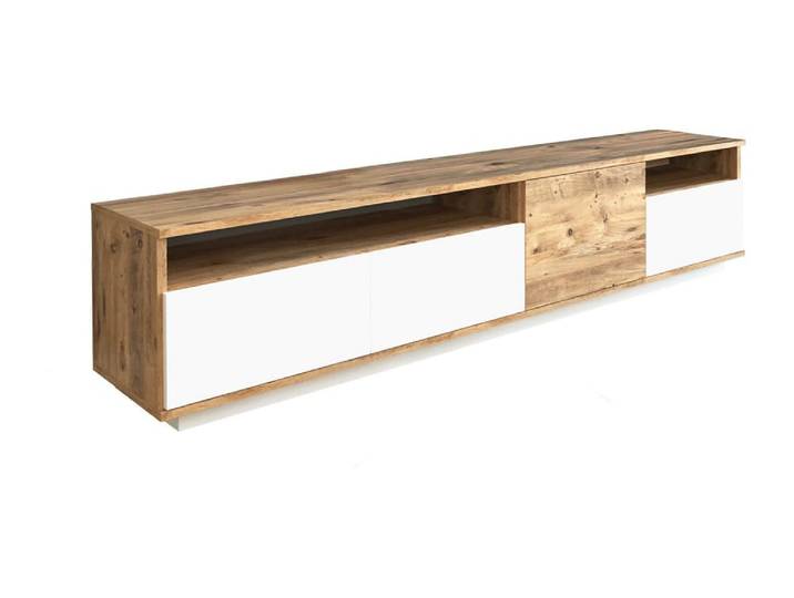 Meuble tv panneau de particule naturel clair