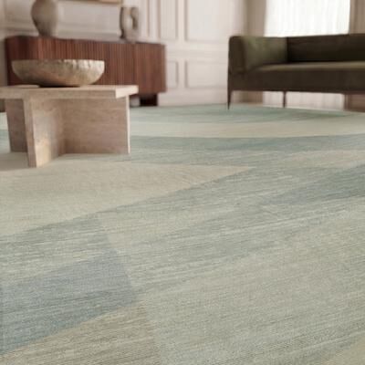 KALATY Rosemont Modern Chevron Wool Area Rug