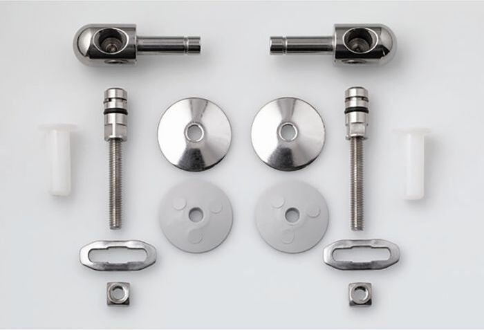 LAUFEN Befestigungselement H8951770000001 für WC-Sitz, Gallery, Edelstahl
