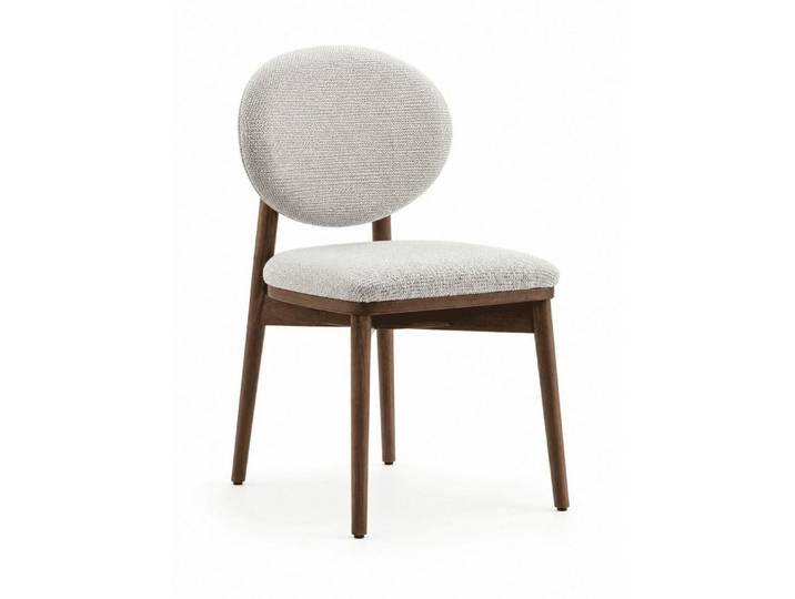 JVmoebel Esszimmerstuhl Beiger Holzstuhl Esszimmer Polsterstuhl Designerstuhl, Made in Europa