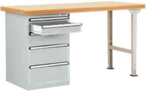 Manuflex TP5086.7035 Werkbanksystem Lichtgrau (RAL 7035)