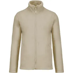 Kariban Herren Microfleece Jacke 'Falco' Fleece-Jacke K911 beige S