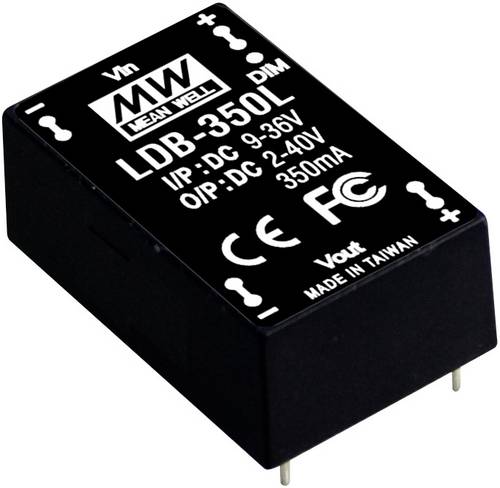 Mean Well DC/DC-LED-Driver LDB-300L 300mA 12W 1St.