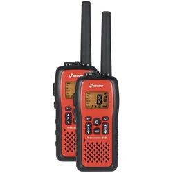 Stabo PMR-Handfunkgerät Freecomm 850 (10 km), Walkie Talkie, Rot