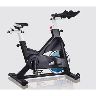 Speedbike U.N.O. FITNESS "IC 500", schwarz, Heimtrainer, ohne Unterlegmatte, SPD-Klick und Käfig Pedal kombiniert, B:610cm H:1.245cm L:135,5cm
